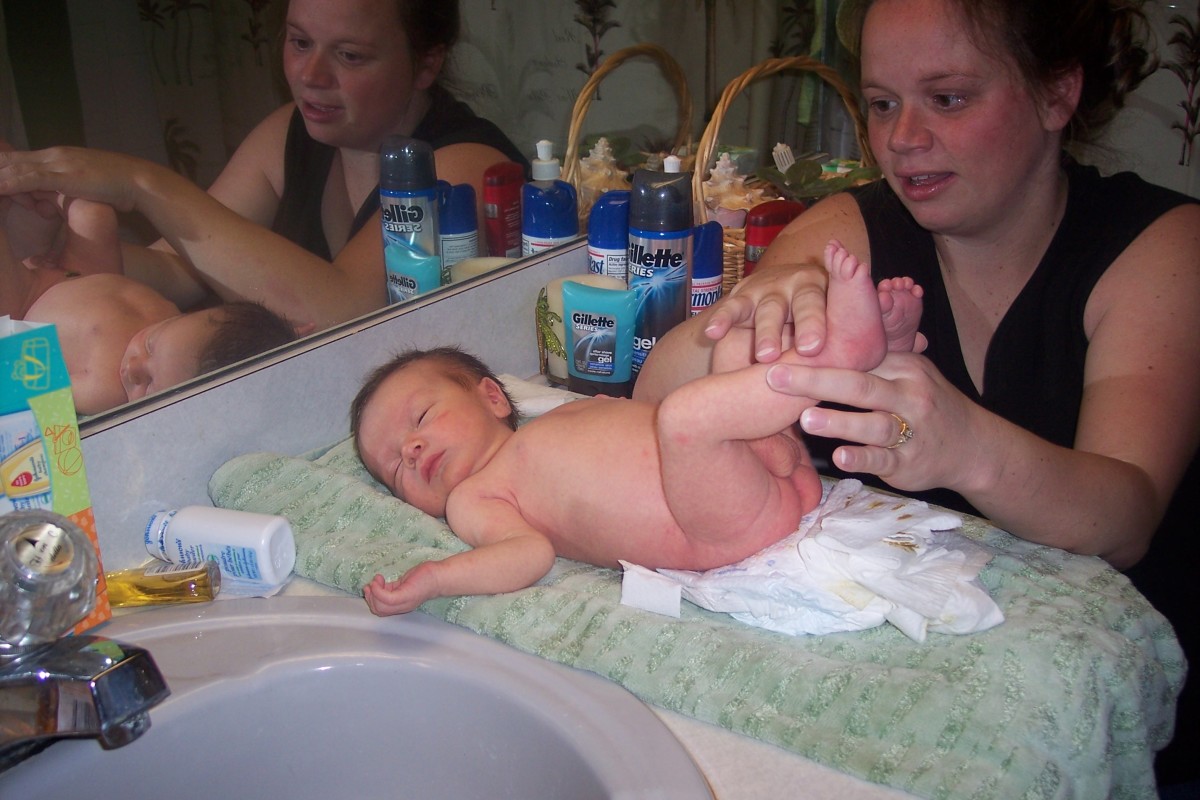 diaper change kids 