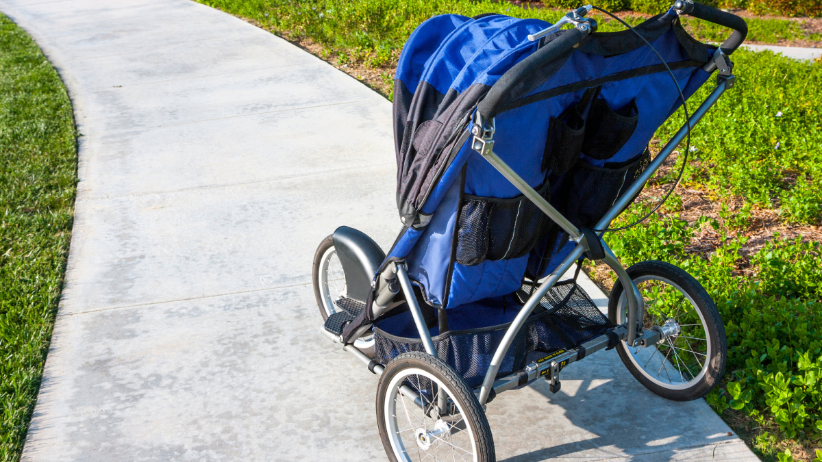 double stroller with big wheels